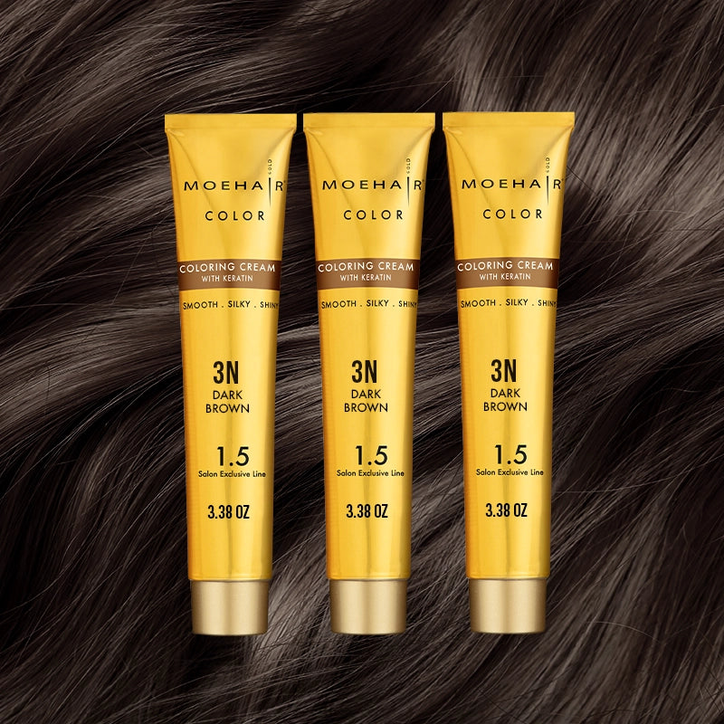 Pack of 3 - 3N Dark Brown Hair Color