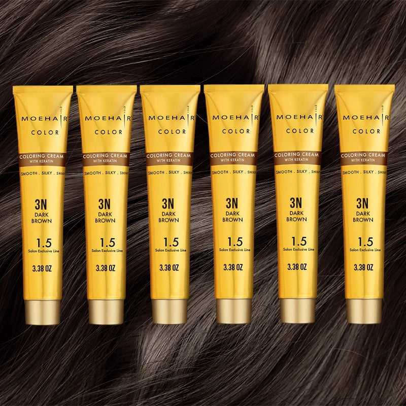 Pack of 6 - 3N Dark Brown Hair Color