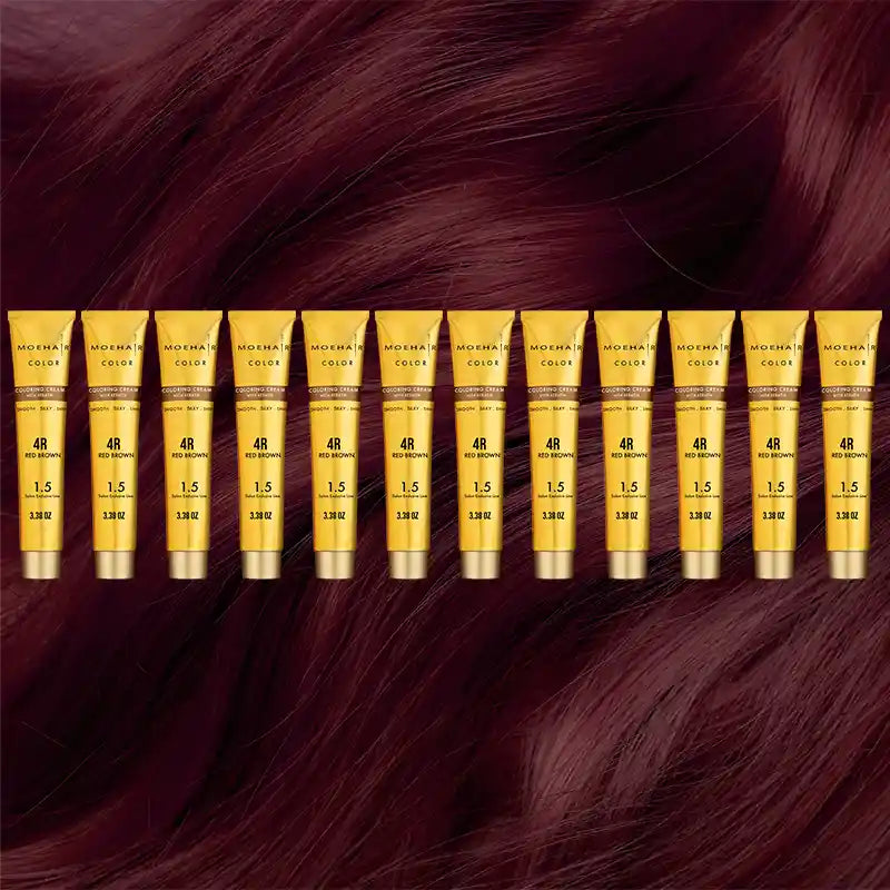 pack of 12 - 4R Red Brown Hair Color