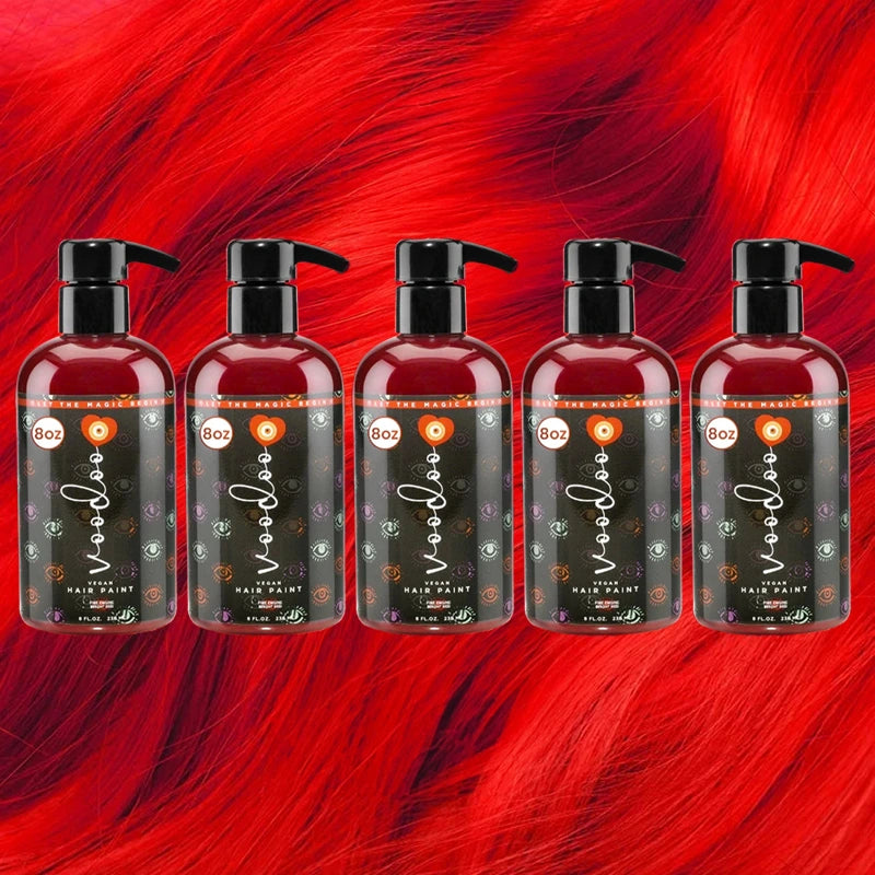 Bright Red Hair Dye
