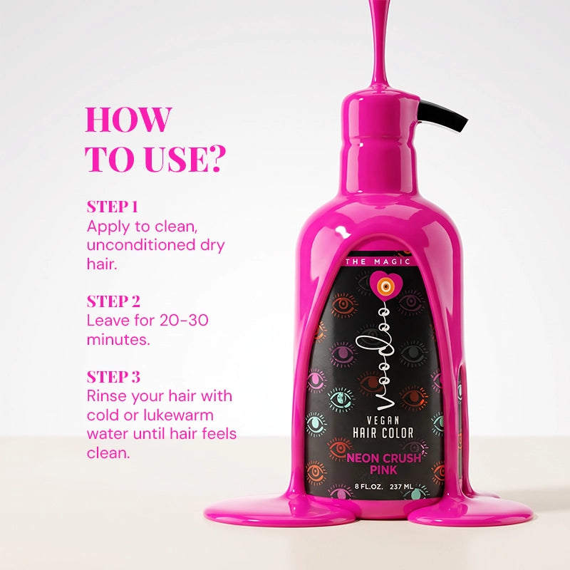 Neon Pink Hair Dye