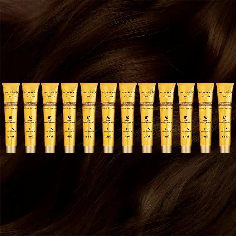 Pack of 12 -5G Light Golden Brown Hair Color