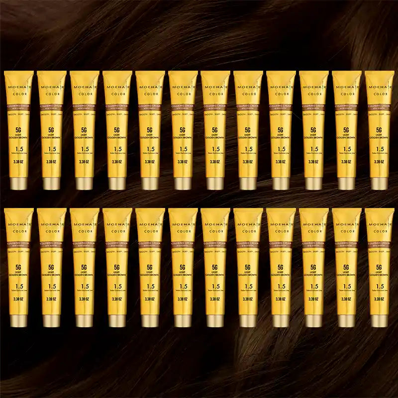 Pack of 24 - 5G Light Golden Brown Hair Color