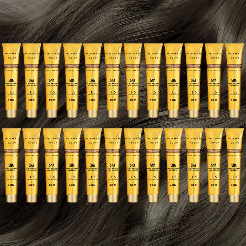 Pack of 24 - 5NA Light Natural Brown Ash Hair Color