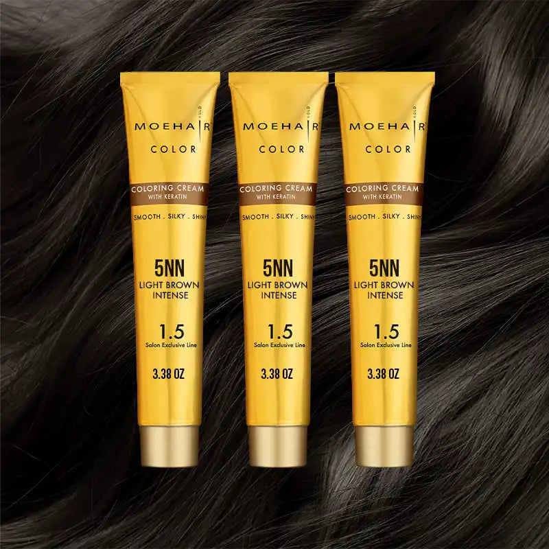Pack of 3 - 5NN Light Brown Intense Hair Color