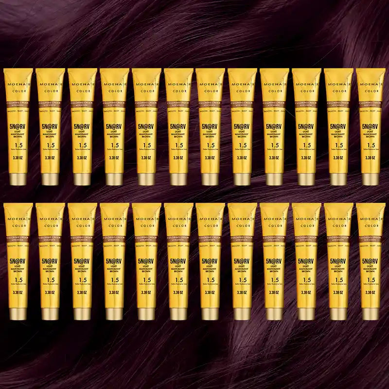 Pack of 24 - 5N@RV Light Mahogany Brown Hair Color