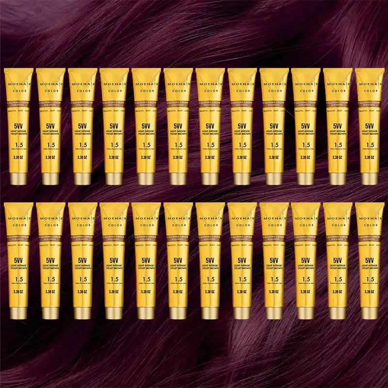 Pack of 24 - 5VV Light Intense Violet Brown Hair Color