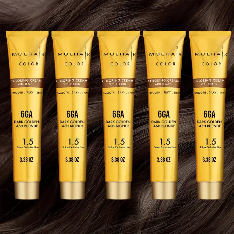 Pack of 5 - 6GA Dark Golden Ash Blonde Hair Color
