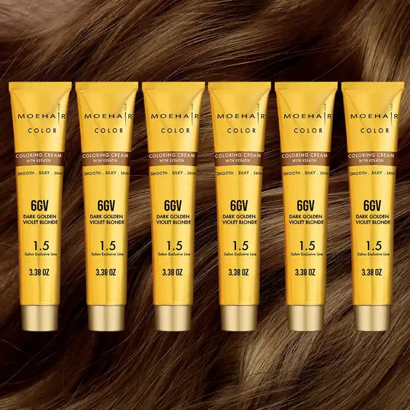 Pack of 6 - 6GV Dark Golden Violet Blonde Hair Color