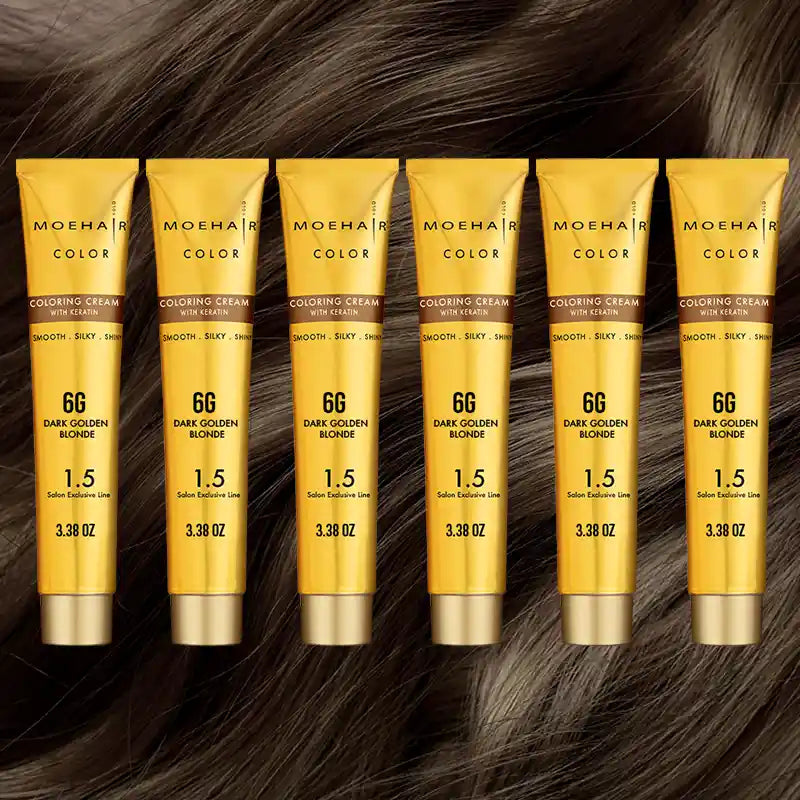 Pack of 6 - 6G Dark Golden Blonde Hair Color