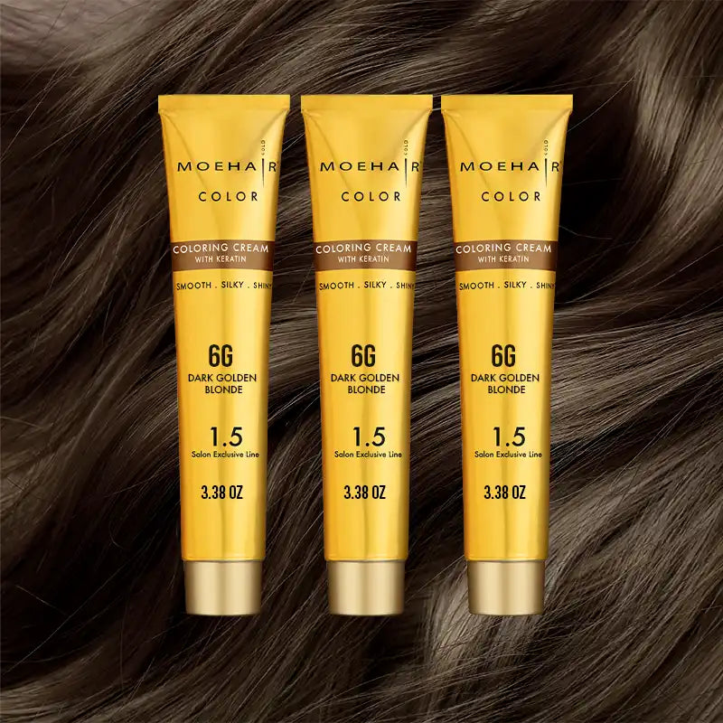Pack of 3 - 6G Dark Golden Blonde Hair Color
