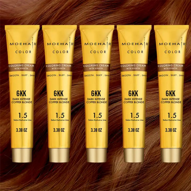 Pack of 5 - 6KK Dark Intense Copper Blonde Hair Color