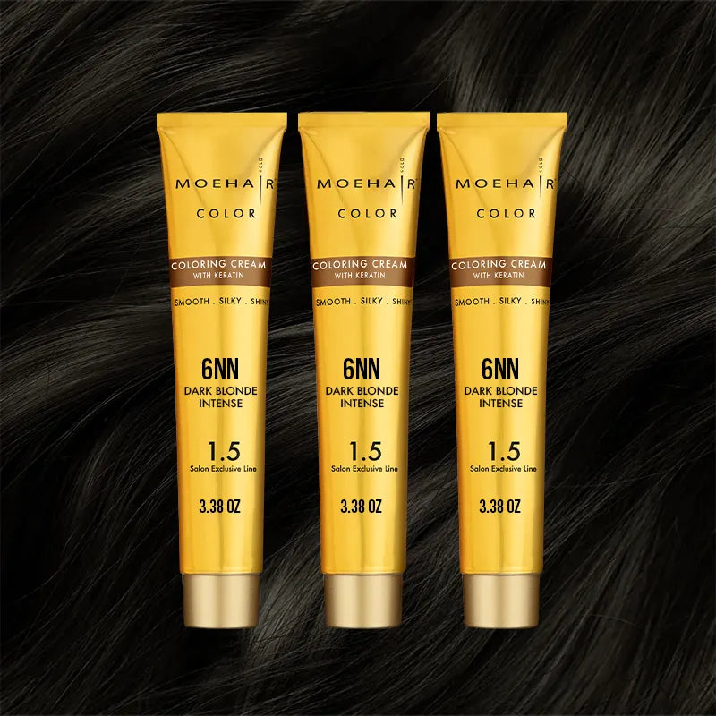 Pack of 3 - 6NN Dark Blonde Intense Hair Color