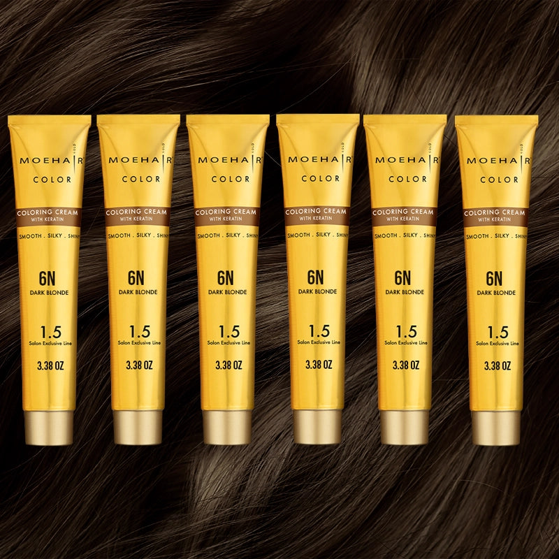 Pack of 6 - 6N Dark Blonde Hair Color