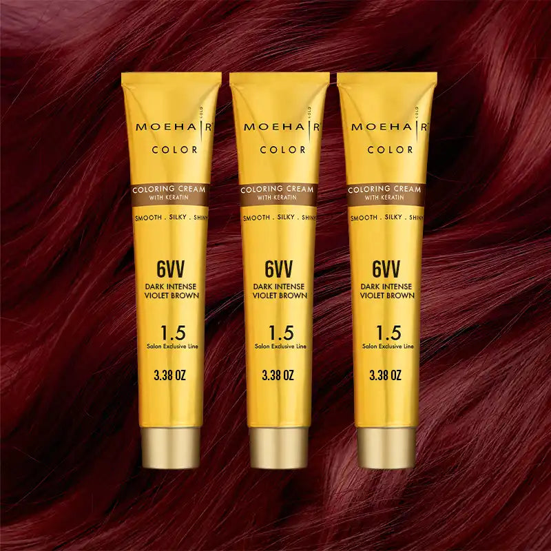 Pack of 3 - 6VV Dark Intense Violet Brown