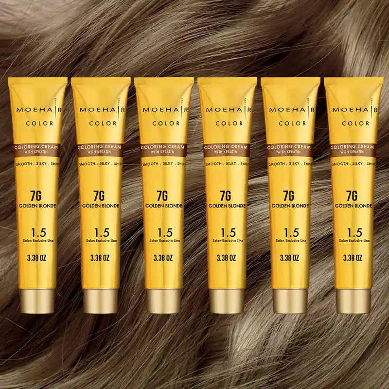 Pack of 6 - 7G Golden Blonde Hair Color