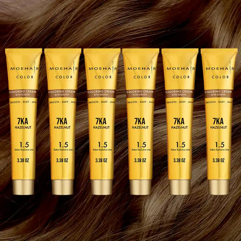 Pack of 6 - 7KA Hazelnut Hair Color