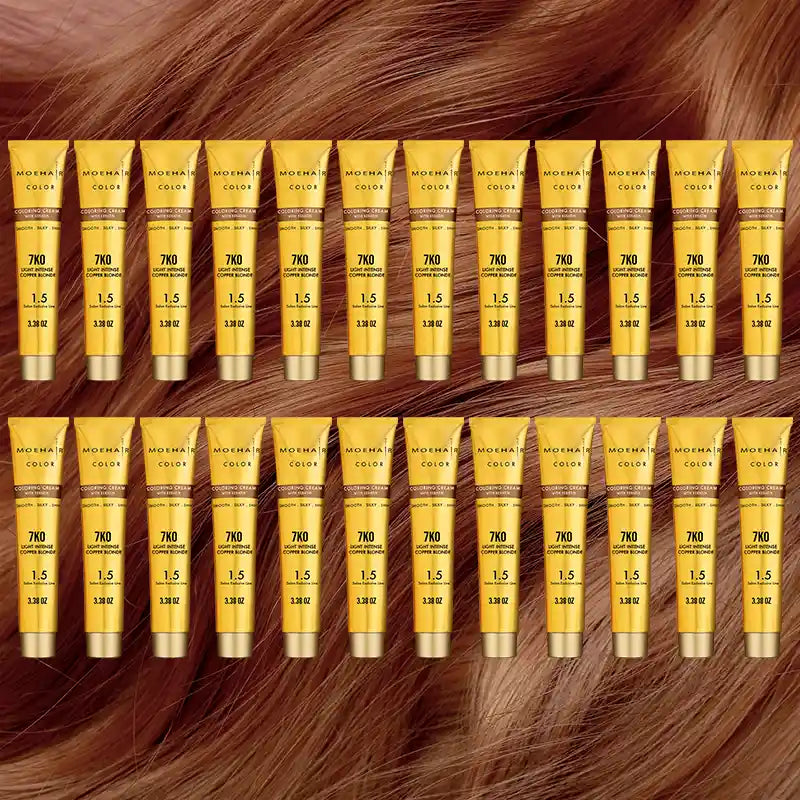 Pack of 24 - 7KO Light Intense Copper Blonde Hair Color