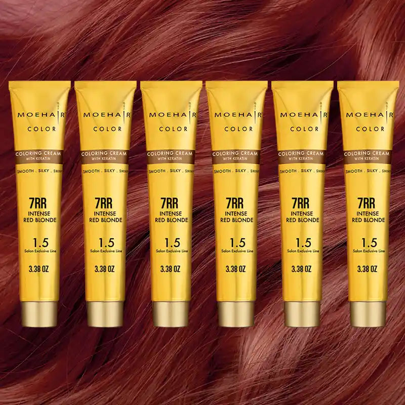 Pack of 6 - 7RR Intense Red Blonde Hair Color