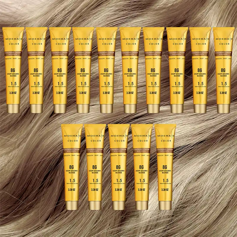 Pack of 15 - 8G Light Golden Blonde Hair Color