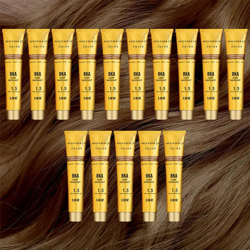 Pack of 15 - 8KA Light Hazelnut Hair Color