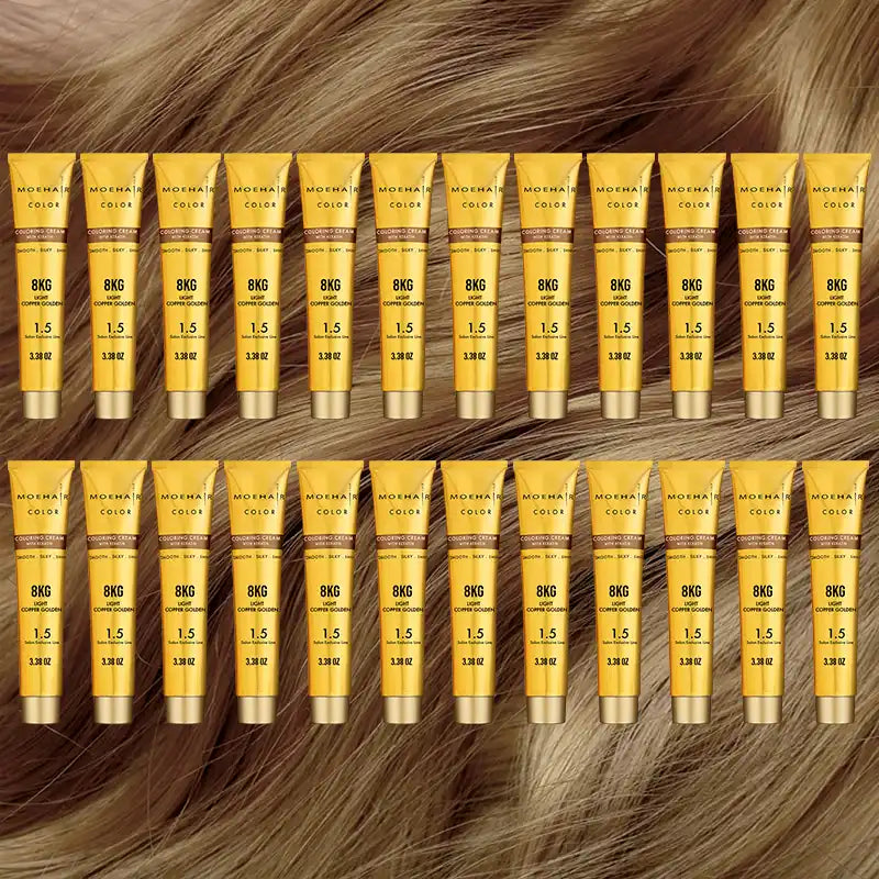 Pack of 24 - 8KG Light Copper Golden Blonde Hair Color