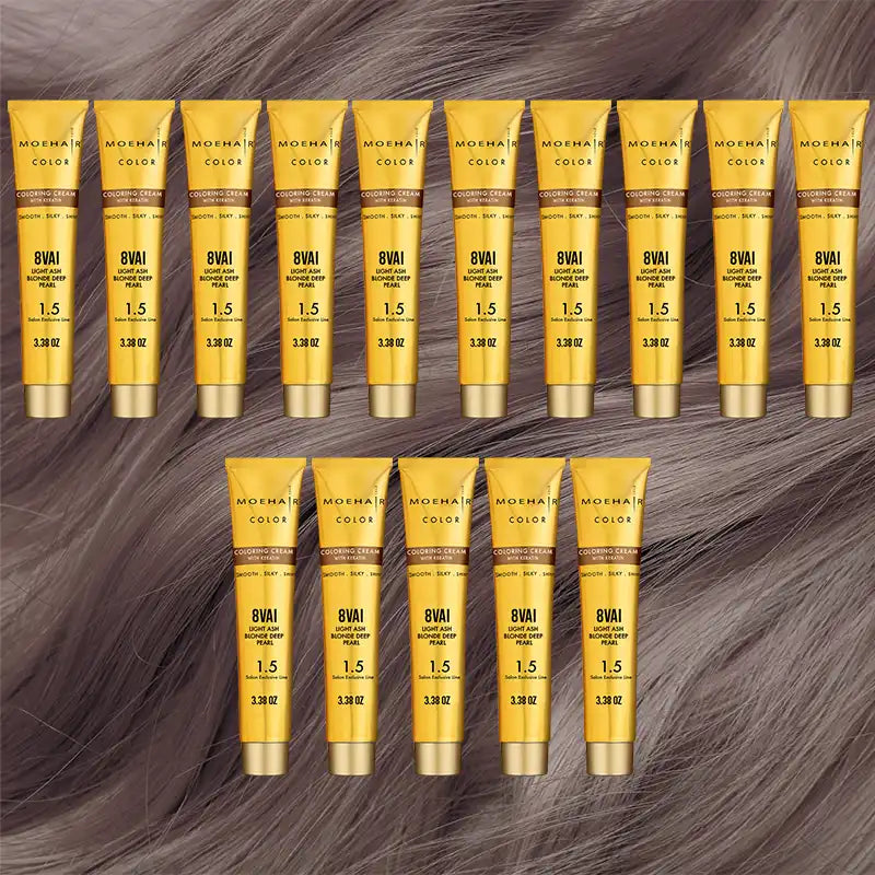 Pack of 15 - 8VAI Light Ash Blonde Deep Pearl Hair Color