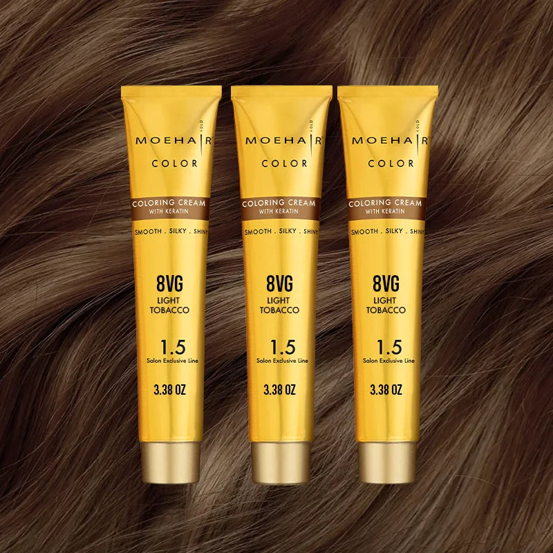 Pack of 3 - 8VG Light Tobacco Hair Color