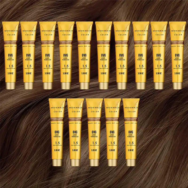Pack of 15 - 8VG Light Tobacco Hair Color