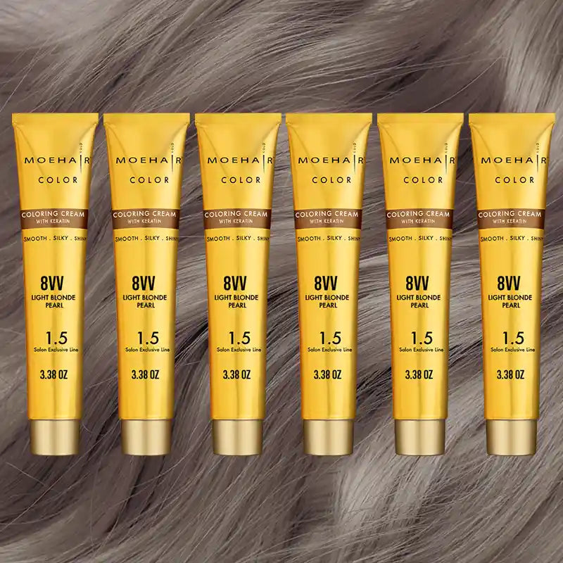 Pack of 6 - 8VV Light Blonde Pearl Hair Color