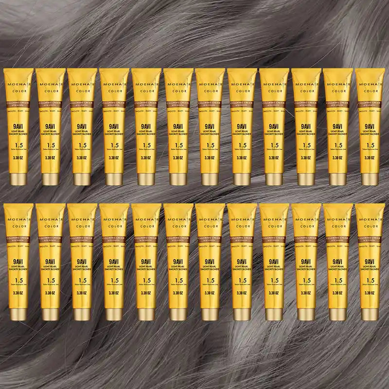 Pack of 24 - 9AVI Light Pearl Smokey Blonde Hair Color