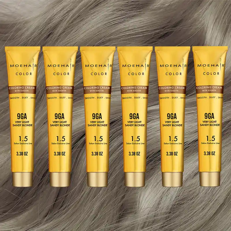 Pack of 6 - 9GA Very Light Sandy Blonde Hair Color