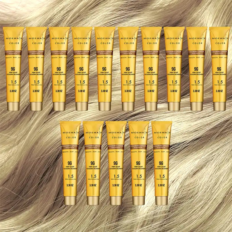 Pack of 15 - 9G Very Light Golden Blonde Hair Color