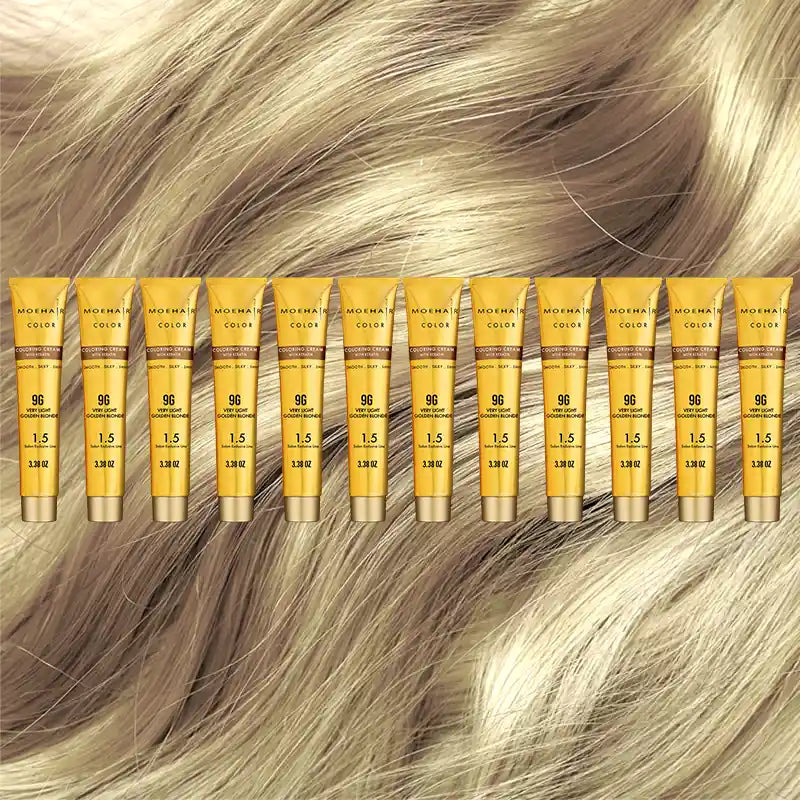 Pack of 12 - 9G Very Light Golden Blonde Hair Color