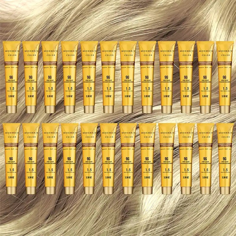 Pack of 24 - 9G Very Light Golden Blonde Hair Color