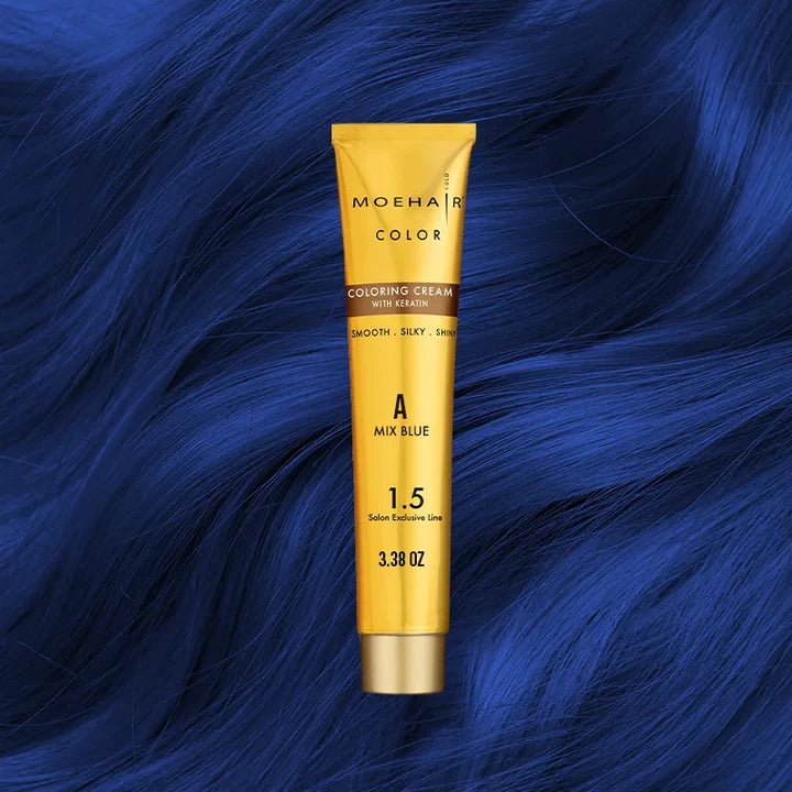 A MIX Blue Hair Color
