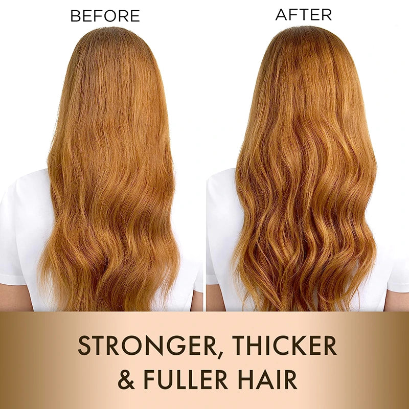 Before and After - Moeplex Seal and Bond with Color Safe Shampoo