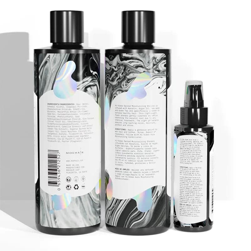 Back image of HI-Vibes Shampoo, Conditioner & Serum Trio Pack