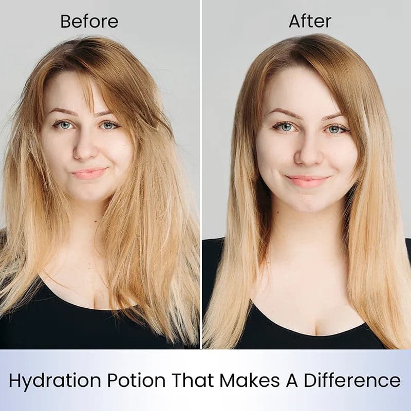 Before and after image of the product 