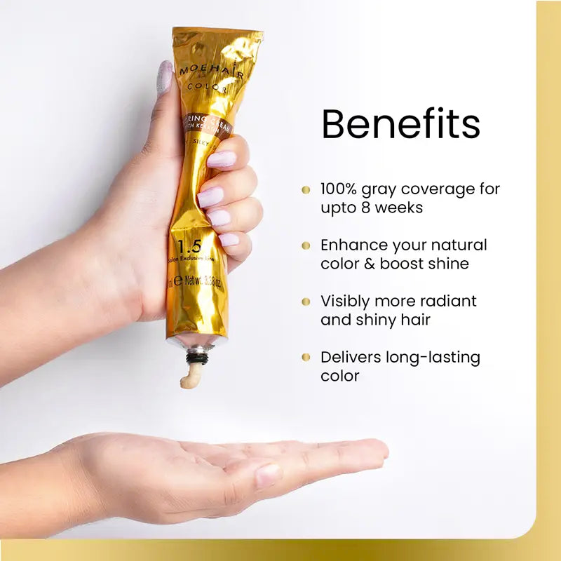 Benefits of 5VV Light Intense Violet Brown Hair Color