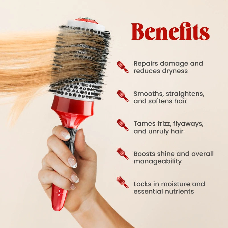 Benefits - Moehair Hair Brush-Double Bristle