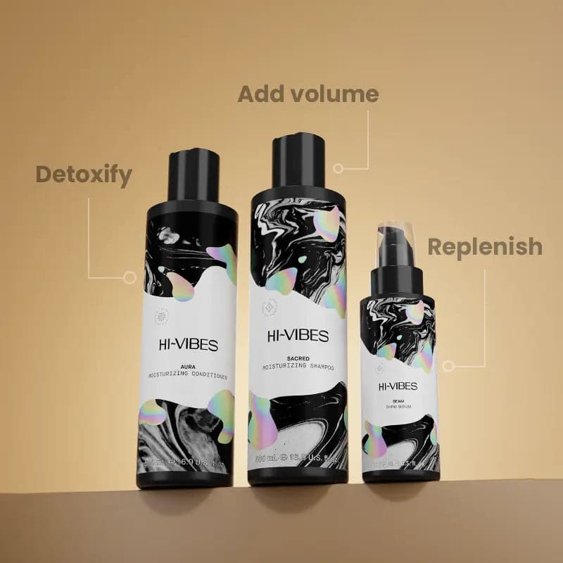 HI-Vibes Shampoo, Conditioner & Serum Trio Pack