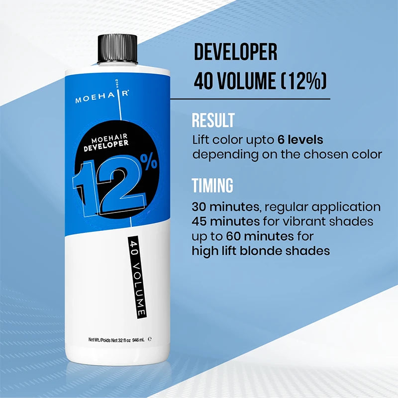 Moehair 12%, 40 Volume Hair Color Developer