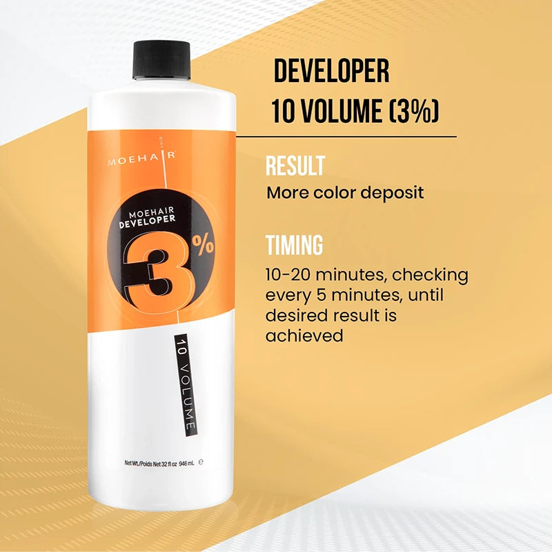 Moehair 3%, 10 volume Hair Color Developer