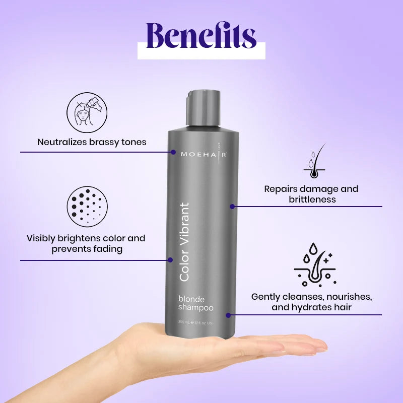 Moehair Color Vibrant Blonde Shampoo