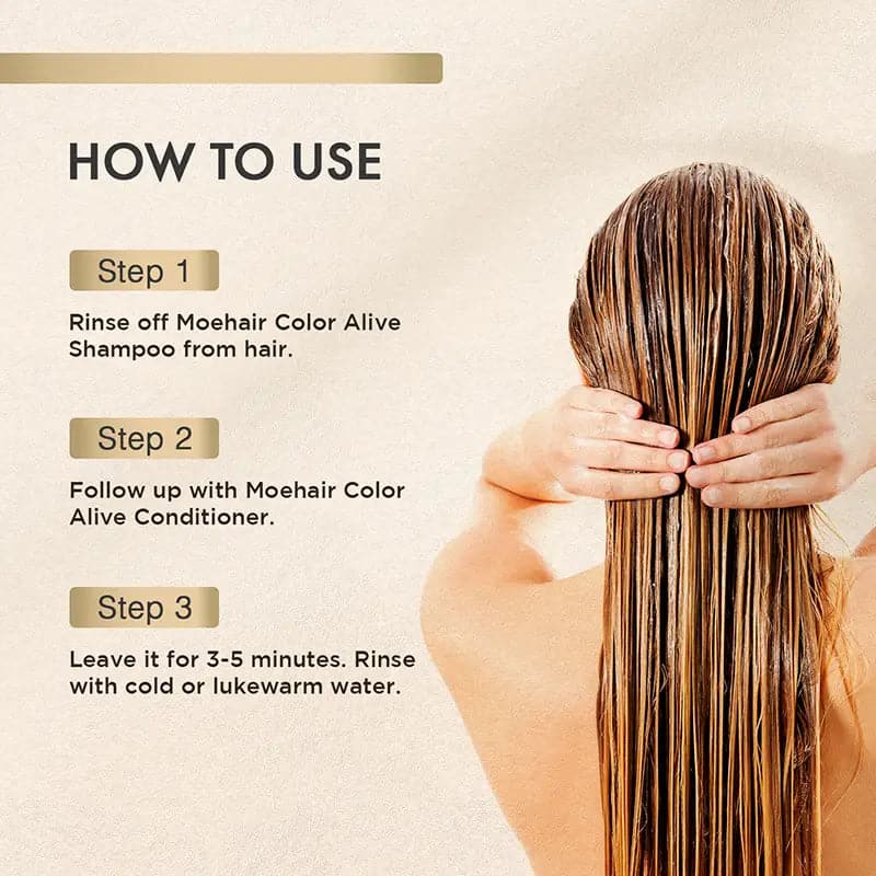 How to Use - Color Alive Shampoo & Conditioner Combo