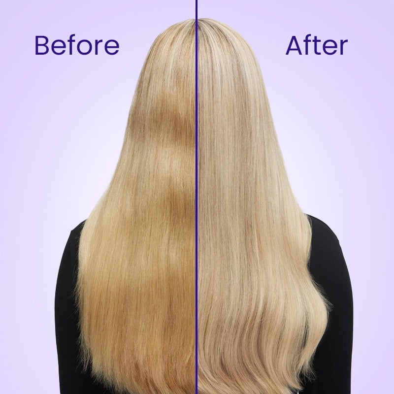 Color Vibrant Blonde Shampoo Before & after