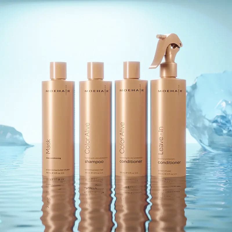 pack of color safe shampoo and conditioner with hair mask and leave in conditioner 