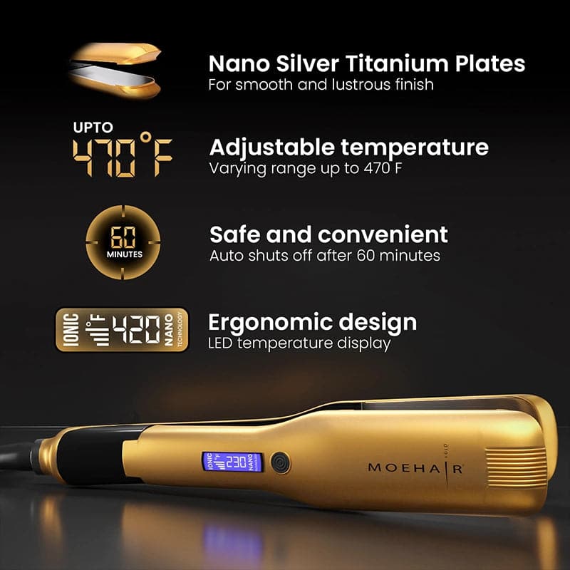 Moehair Professional 1.5” Hair Straightener