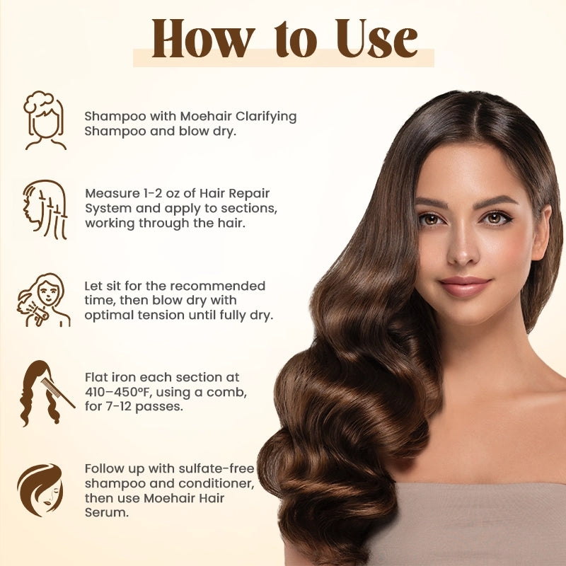 Hair Repair System and Hair Serum Combo | How to Use